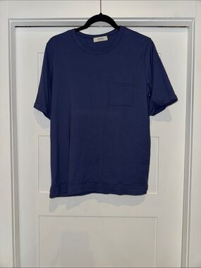 Navy Short-Sleeve Pocket Tee